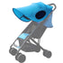 Universal Stroller Sun Cover, UV Protection Baby Stroller Shade, Blackout Blind Canopy, Blue