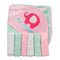 Snugly Baby Hooded Towel 7 Pcs Gift Set And Washcloths (Little Peanut)