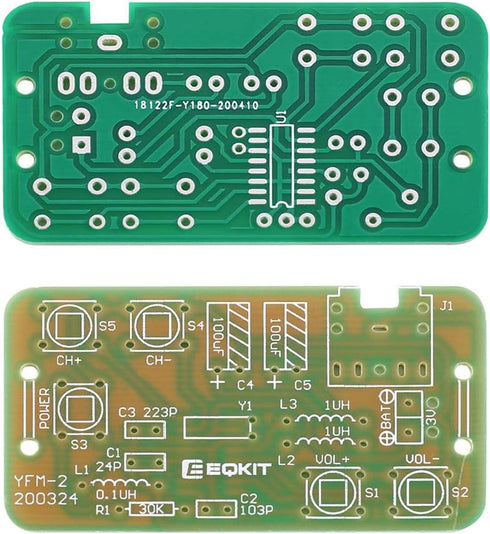 DIY Radio Kit, Icstation FM Radio Kit, Soldering Project Radio Module for STEM Labs Physics Science