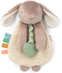 Itzy Ritzy - Itzy Lovey Including Teether - Baby Lovey with Teether, Textured Ribbons
