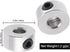 15pcs 1/8" Set 8x3.1mm 0.31"x 0.12" Hobbypark Plated Landing Gear Stopper Wheel Collar / RC Airplane Replacement