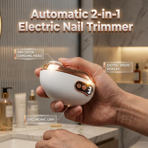 generic 2026 2 1 Trimmer 2 in Automatic Electric Nail Clipper Multifunctional Electric Nail for Adults and Kids