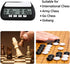 Digital Chess Timer Professional Chess Clock with Alarm, 3-in-1 Portable Timer, 2 AA Battery Included (Black)