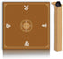 Mahjong Mat, Non-Slip Noise Reducing Game Mat, 31.5 Inch Mahjong Table Mat,Mahjong