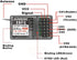 2PCS P6FG 2.4G 6 X4 X6 DUMBORC Channel Gyro Inside Receiver for RC Car Boat Used for DUMBORC Transmitter
