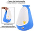 FORYEE Potty Training Urinal for Boys Cute Whale with Funny Aiming Target - Blue