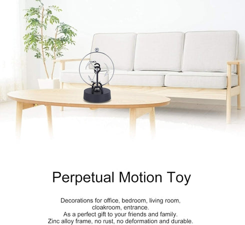 Perpetual Motion Desk Toy, Magnetic Levitation Science Toy for Home Office Decor
