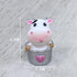 MAOMIA 8 Pcs Cow Figures Set for Kids, Animal Toys Cake Toppers, Miniature Figurines Collection for Christmas Birthday