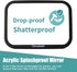 Oxnaleah 360 Car Mirror for Baby,Shake proof,Shatterproof Baby Car Mirror for Safe Travel, Rotation, Clear Wide View