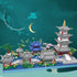 Kadablk Landscape,950 Architecture Chinese Style of Suzhou Garden,Hangzhou's West Lake,Build Iconic Asian PCS mini