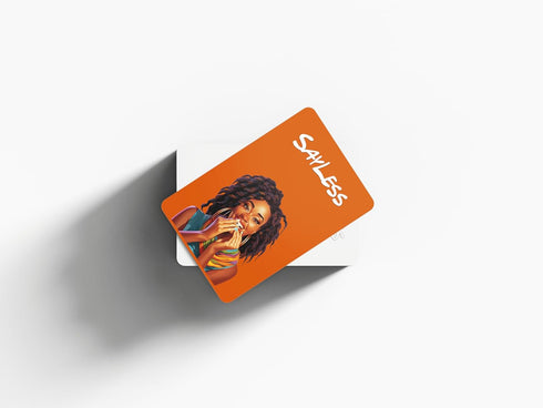 Kinfolk SayLess - The Ultimate Family Game Night Starter, Taboo-Style Word Guessing Game for Unstoppable Laughs