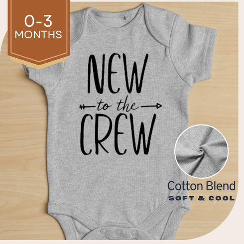 Set 2026 11 oz Set 0-3 Set Pregnancy Gift - New Mom and Daddy Est Mug with "Adventure Awaits & New to Crew" Onesie