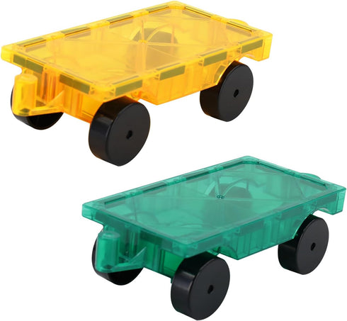 Magnetic Tiles Car Set Truck Kit Toy with Stronger Magnets, Educational Magnet
