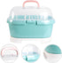 Bottle Drying Rack and Storage Box for Infants, Milk Bottle Organizing Case with Drainage, Plastic, Space-Saving Design