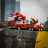 Set (646 Block Builder Fire Truck Building Block Pieces). Fire Rescue Truck Includes Five Different attachments and a