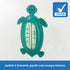Reer Child-Safe Green Turtle Bath Thermometer by