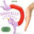 Boxgear 5-Pack Pop Tubes Mixed Animal Fidget Toys, Sensory Tubes for Toddlers, Stress-Relief Pop Sound Toys