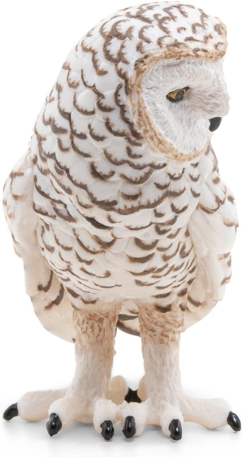 Papo Hand-Painted Figurine, Wild Animal Kingdom, Snowy Owl, 50167, Collectible for Children