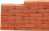 200 Pcs Miniature Bricks, 1/16 Mini Red Brick Stone, Premium Clay Bricks for Dollhouse Decoration and Handmade Craft