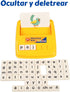 BOHS Spanish Literacy Wiz Spelling Game, Espanol Lower Case 60 Flash Cards for Preschool Learning
