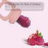 (Set 2), 4 Ginbear Baby Fruit Food Feeder & Popsicle Molds Combo of Silicone Teething Feeders with Freezer Tray