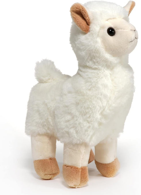 Bearington Alma Plush Stuffed Animal Llama - 10 inches