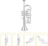 Toy Trumpet for Kids, Wind and Brass Musical Instruments for Kids, Musical Play Toy Trumpet, for Teaching Songs