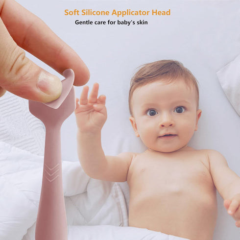 4 Pack 2 2 Baby Diaper Cream Spatula Applicator, Butt Paste Spatula Diaper Cream Brush for Newborn Baby, Large and Mini