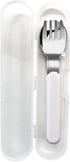 VANRA 2-Piece Children Fork and Spoon Set, 18/10 Stainless Steel Kids Flatware Set with Case for Lunch Box