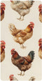 CZXW Farmhouse Roosters Crib Sheets Fitted 52" x 28" Natural Cotton Soft &