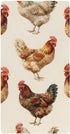 CZXW Farmhouse Roosters Crib Sheets Fitted 52" x 28" Natural Cotton Soft &