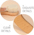 Set Grooming Kit with Soft Wool Scalp Brush and Comb for Newborns and Gentle Hair Care Bath and Massage Tool