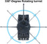 RC Tanks, 1:28 WW2 German Tiger Army Tank Toys, 9 Channels Remote Control Vehicles with Sound Light for Boys Girls