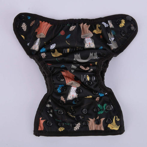 Sigzagor 8lbs-10lbs Newborn Baby Diaper Nappy Cover for Boys (Racoon Owls)