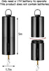 1 Piece Hanging Black Rotating Motor Wind Spinner Mobile Battery Operated for Garden Decoration Accessory Supplies