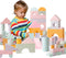 Set of 34 Jumbo Large Foam Blocks for Toddlers - Stacking Soft