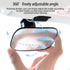 Universal Car Interior Rearview Baby Mirror, Wide Angle Convex Clip-on Mirrors for Viewing Rear Passengers
