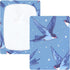 Bseiialft 52 28 Swallows Stars Blue Crib Sheets for Boys Girls Soft and Breathable Cotton Baby Sheets for Standard Crib