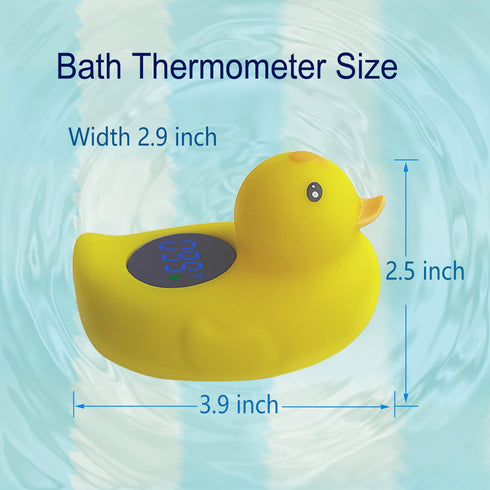 Baby Bath Thermometer - Accurate Water Temperature Monitor, Fun Floating Toys Design,Bathtub Thermometer Suitable