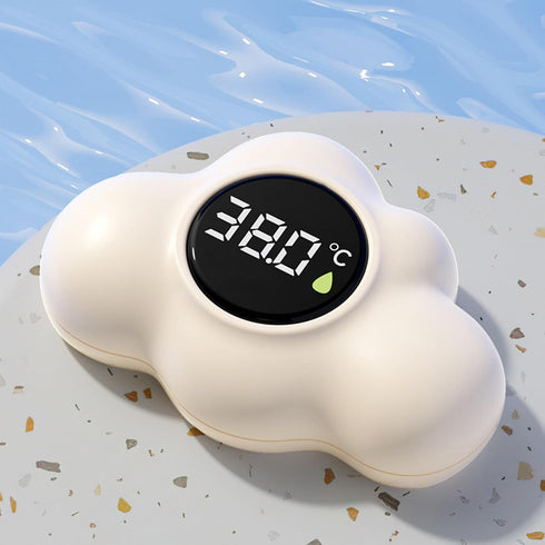 Generic Bath Temperature Meter,Waterproof Accurate Monitor,Cloud Shape Floating Bathtub Water Temperature Gauge