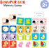 Banana Panda Suuuper Size Memory Matching Kids Game - includes 24 Extra-Large 6” x 6” Cards - Match The Animals or Use as Flashcards - for Toddlers, Boys & Girls, ages 2-4 years