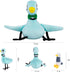 TSRDLVC 2pcs 12 Pigeon Stuffed Animal Pigeon Plush with Small Little Duckling Soft Bird Plush Toy Birthday Gifts