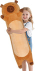 33 ih Cute Capybara Plush, Capybara Stuffed Animal, Long Capibaras Peluches Body Pillow Kawaii Plushies Decor Gifts