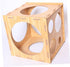 Toyvian Box Balloon Hole Sizer, Collapsible Measuring Tool for DIY Balloon Sizes, Wooden Foldable Measurer