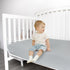 Magik & Kover 2 Pack 52" 28", Stretchy Crib Sheets for Boys Girls, - Fitted Crib Sheets Neutral for Standard Crib