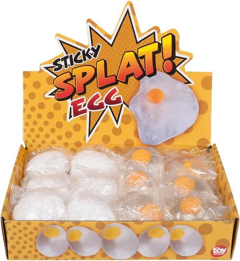 SPLAT IT (2 Pack), Egg Yolk Stress Relief Splatter Water Toy White