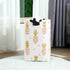 senya Pink Pineapple with Gold Glitter Large Storage Basket, Collapsible Organizer Bin with Handles