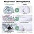 Chilling Home Nursing Pillow for Breastfeeding, Adjustable Nursing Pillow Breast Feeding Pillow Bottle Feeding