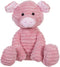 Apricot Lamb Plush Toys, 8.5 Inch Corduroy Pig Stuffed Animal, Soft Cuddly Gift for Child