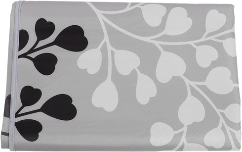 ICRPSTU High Chair Floor Mat, Wipeable Non Slip Water Proof Protector Pad, with Granular Latex Backing, for Baby